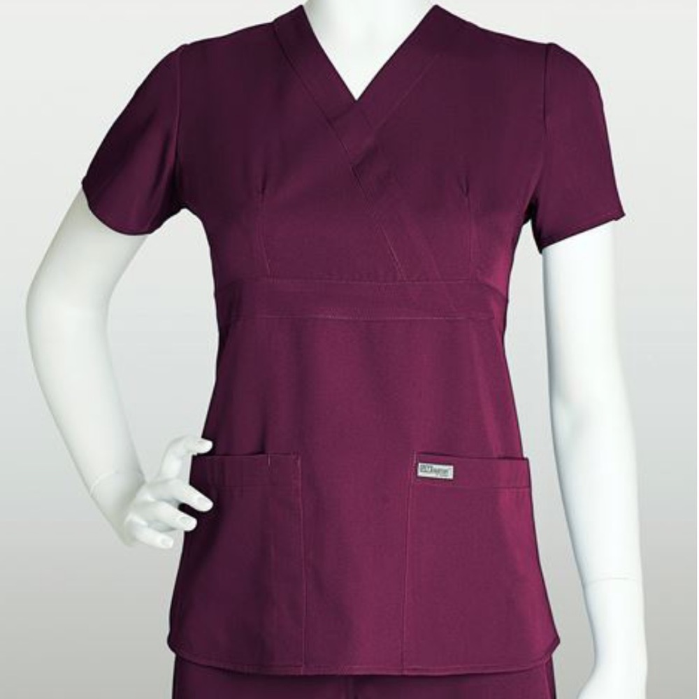 Greys Anatomy wine color scrubs
